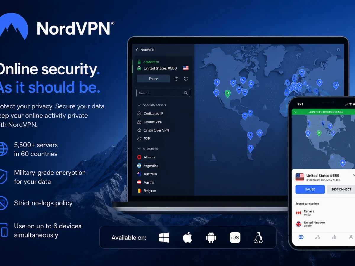 NordVPN 1 year Premium NFA